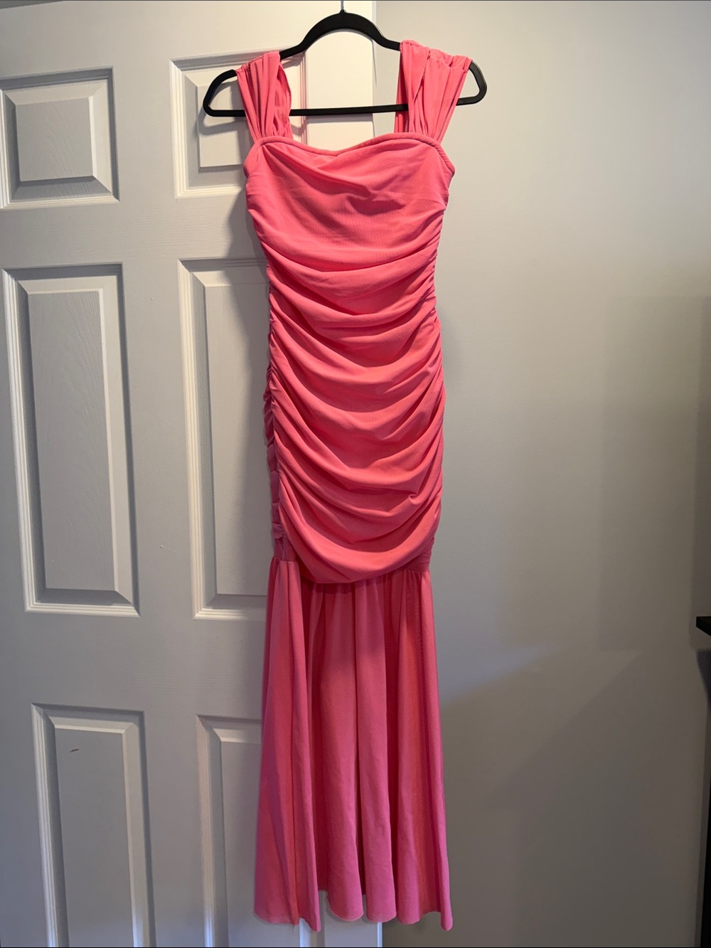 Elliatt Pink Ruched Gown Formal Dress